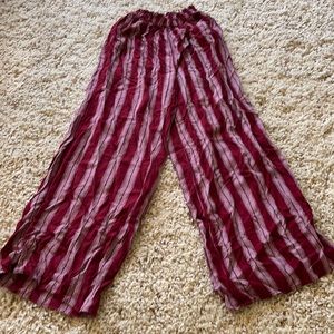 American Eagle Striped Flowy Pants